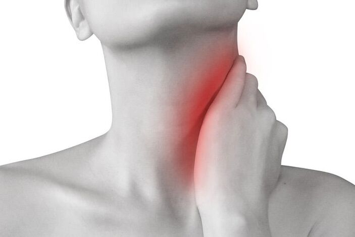 inflamación de los ganglios linfáticos como causa de dolor de cuello