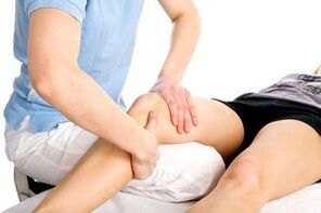 Sesión de masaje para la artrosis de las articulaciones